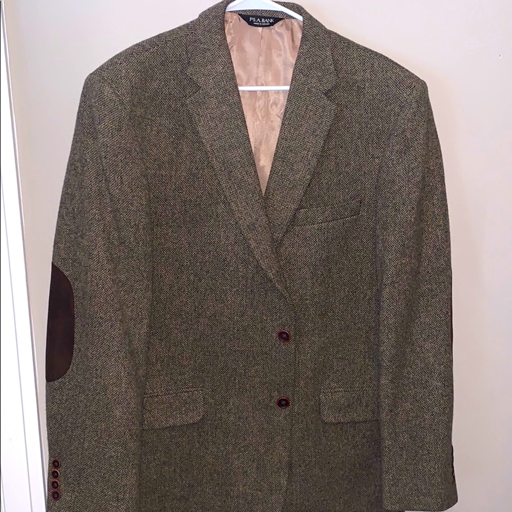 Joseph A Bank Wool Tweed Jacket